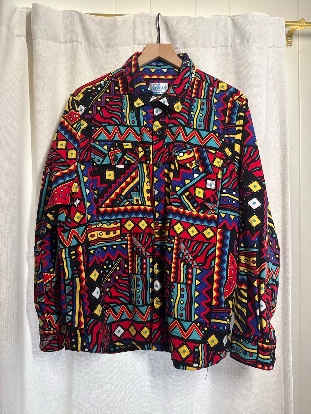Fresh Prince of Bel-Air Vintage-Inspired Multicolor Patterned Men's Jacket